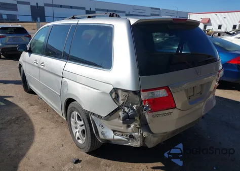 2007 Honda Odyssey Ex z USA, uszkodzony, nr VIN 5FNRL38407B438360